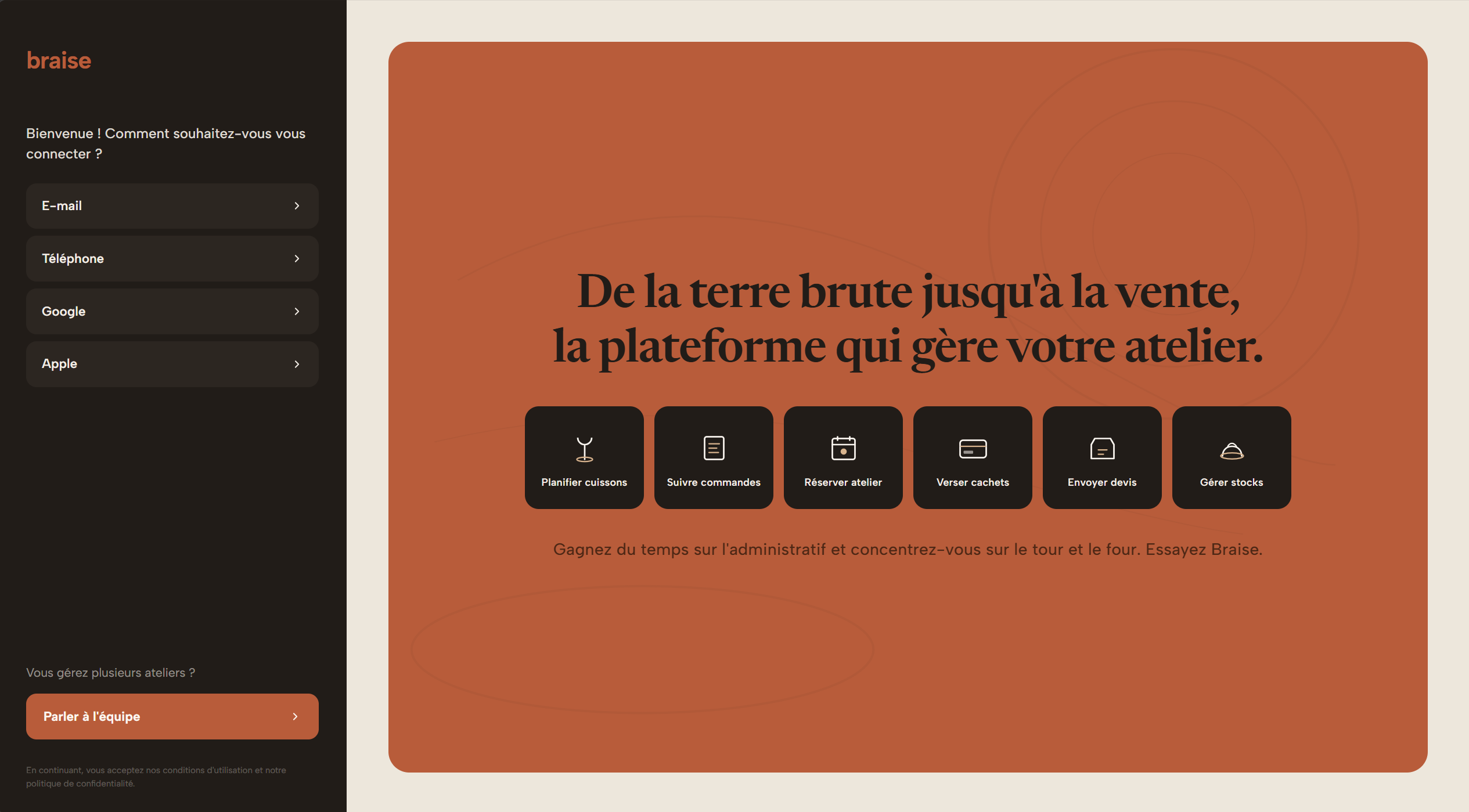 Braise — atelier céramique